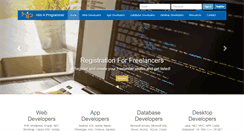 Desktop Screenshot of hireaprogrammer.co.za